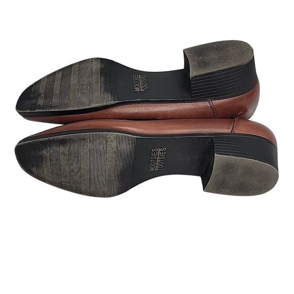 Mootsies Tootsies Women's Size 9 Brown Dress Loafers Leather Slip On Classic EUC - Picture 5 of 7